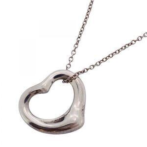 Tiffany & Co Necklace Open Heart Silver 925 Women's